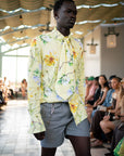 Yellow Magnolia Men's Pussybow Shirt- Pre-Order