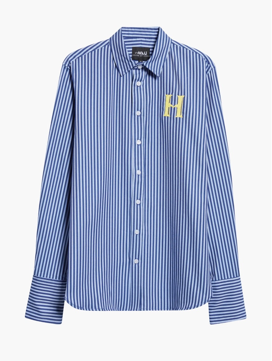 Blue Stripe Button Down Shirt - Pre Order