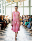 Pink Plaid Camp Aama Dress-Pre-Order