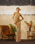 Aja Strapless Maxi Dress -Pre Order