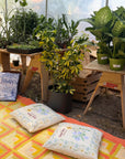 Camp Aama Yellow Magnolia Pillow Cover
