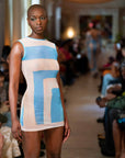 Blue Mood Sleeveless Mini Dress