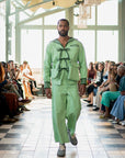 Sailor Pants-Mint/Hunter Green - Pre Order