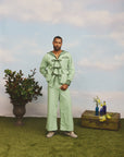 Sailor Pants-Mint/Hunter Green - Pre Order