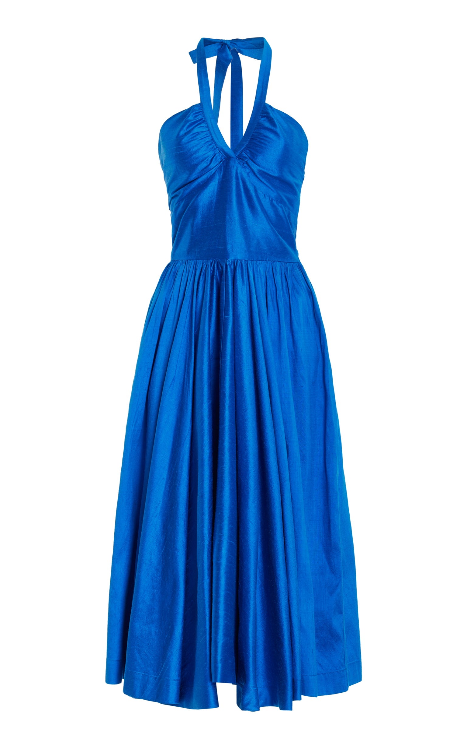 Cocktail Dress Silk Dupioni Blue-Pre-Order 10 Cocktail Dress Silk Dupioni Blue-Pre-Order 10
