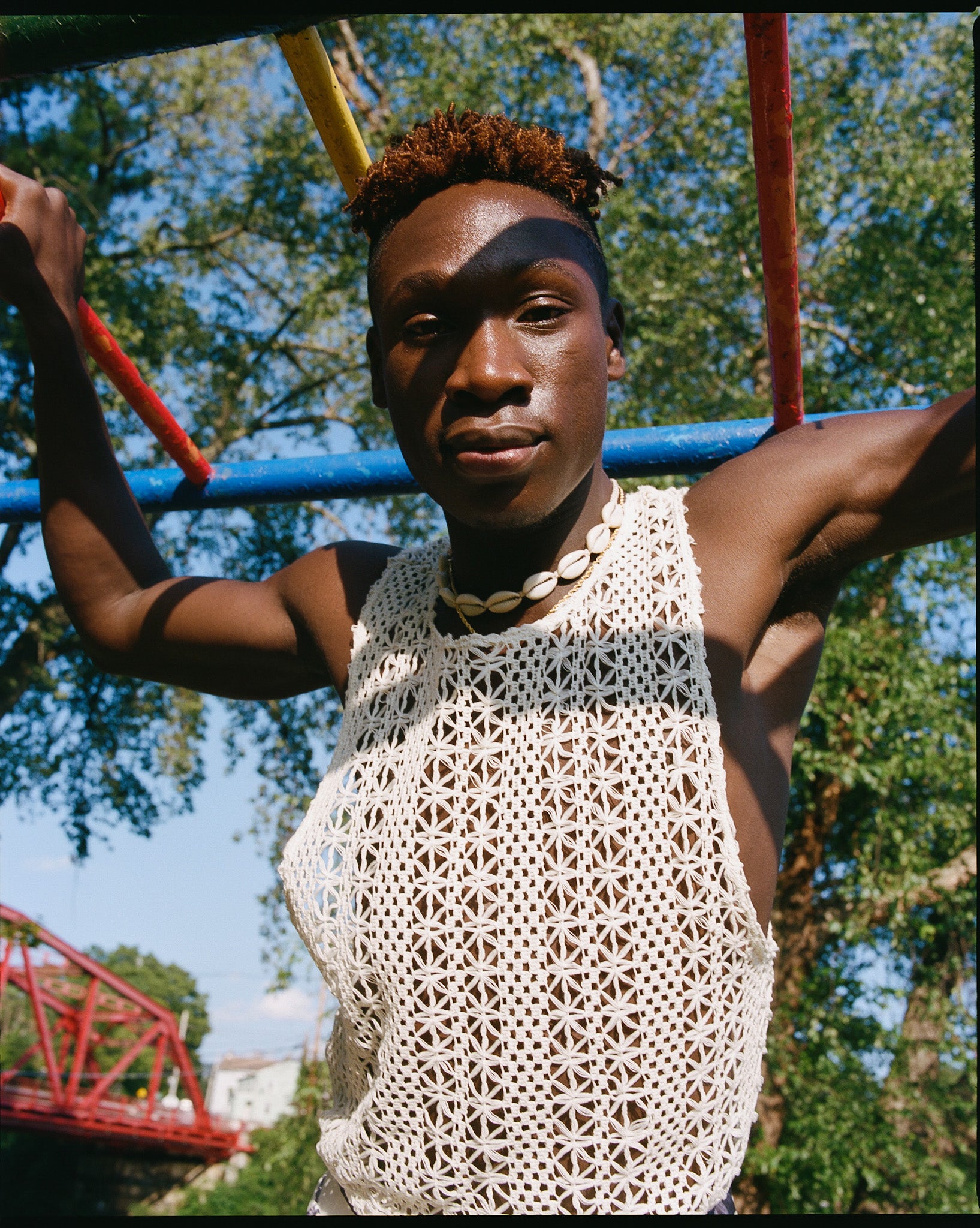 Crochet sweater tank top