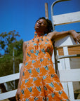 Oya Palazzo Jumper-Vibrant Orange