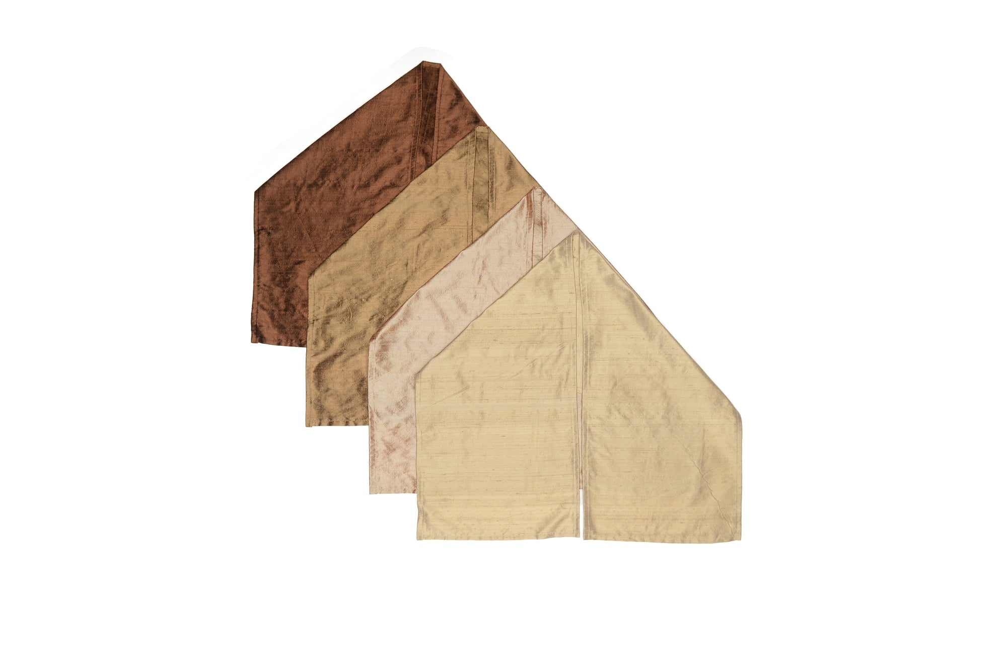 Tan Nude Silk Scarf