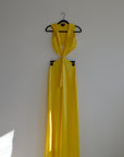 Cut Out Maxi Dress with Sailor Collar- Yellow