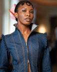 Corset Denim Jacket-Pre Order