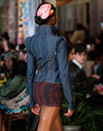 Corset Denim Jacket-Pre Order