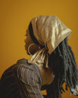 Golden Brown Nude Silk Scarf