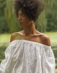 Botanical Boat Neck Top