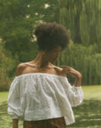 Botanical Boat Neck Top