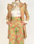 Creme Silk Pussybow Shirt - Pre Order