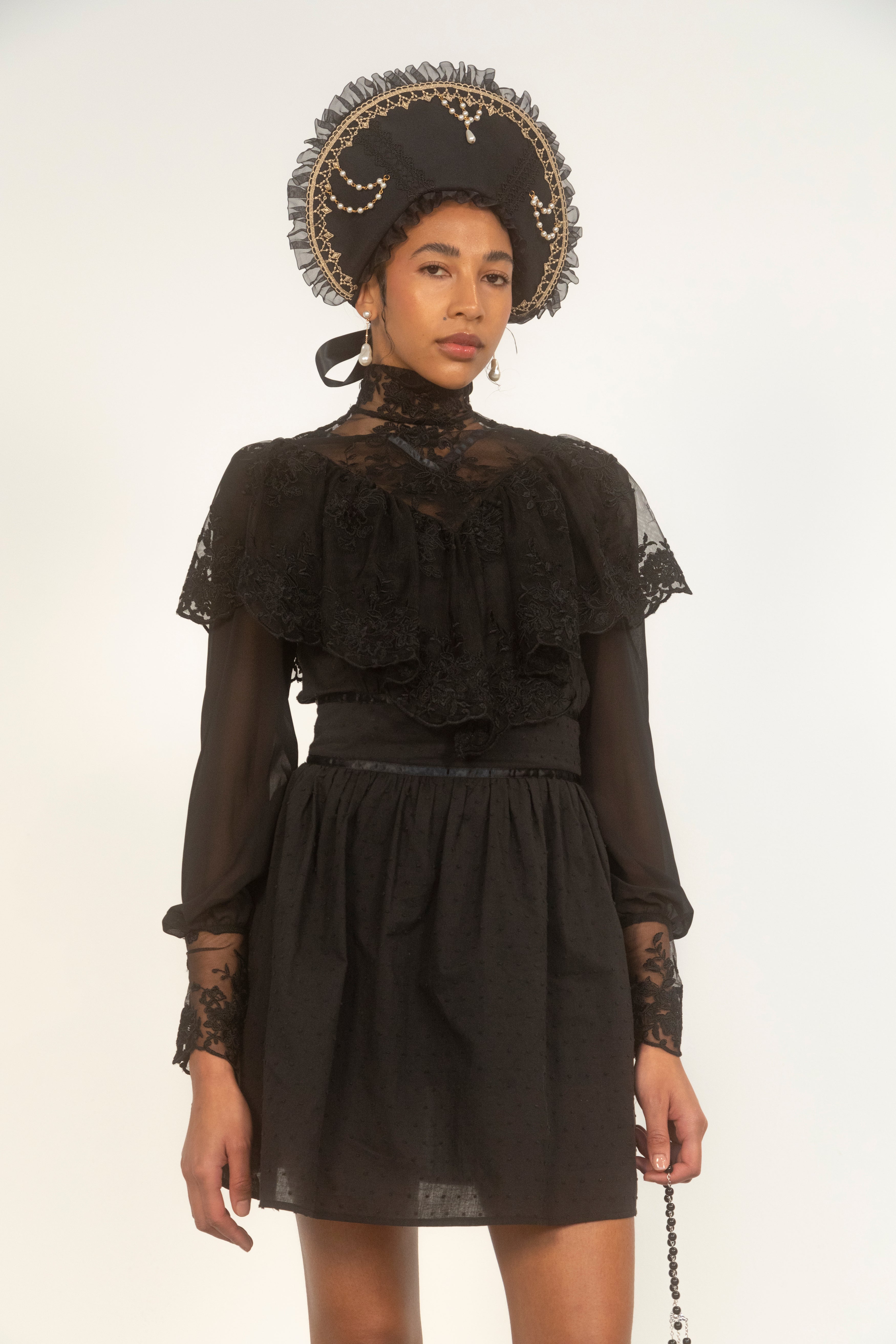Southern Girl Black Victorian Dress Southern Girl Black Victorian Dress