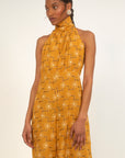 Oya Palazzo Jumper - Tan/Orange