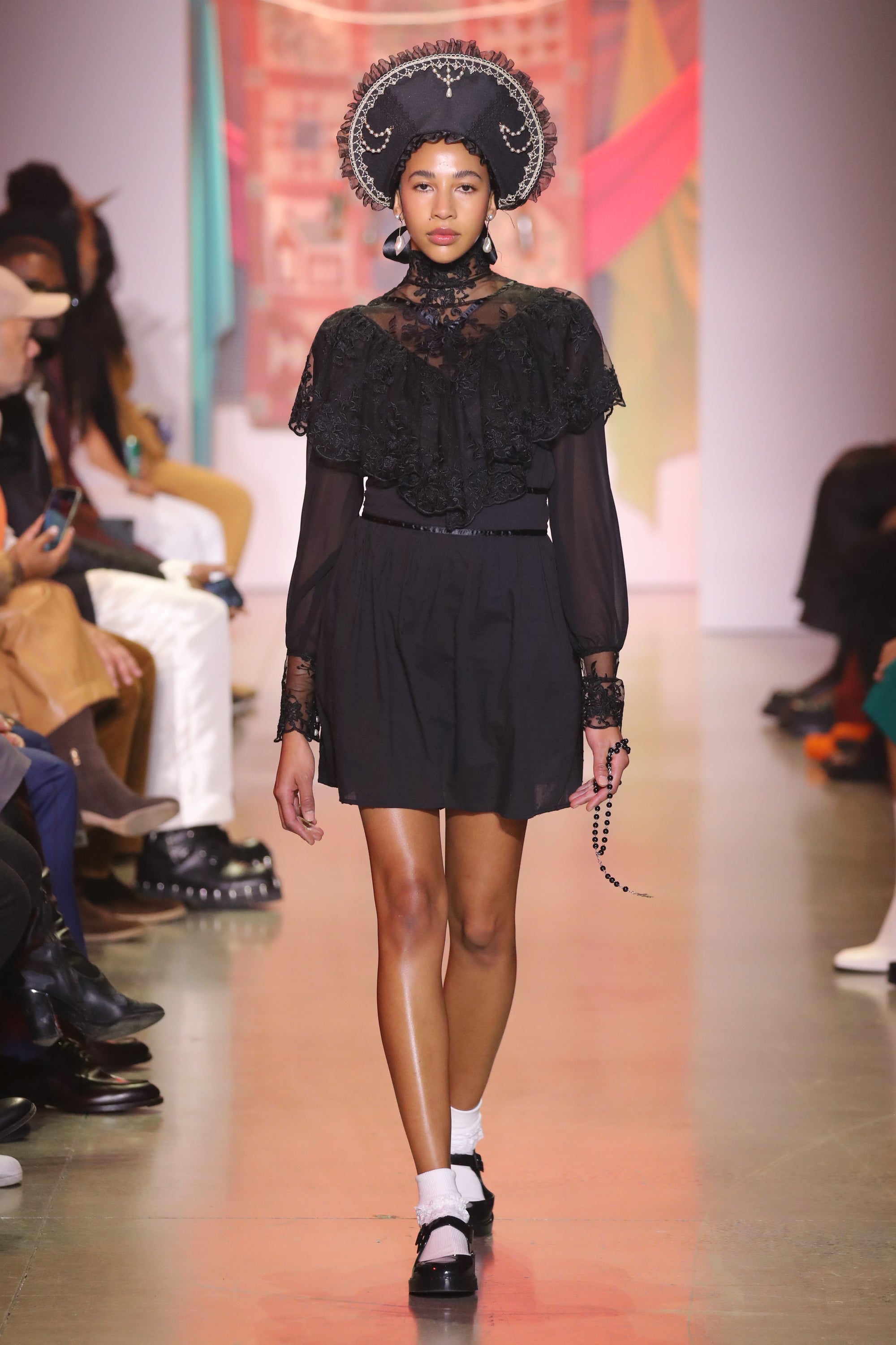 Southern Girl Black Victorian Dress