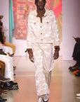 Cherub Ogun Military Jacket-Tan/Creme Jacquard-Pre-Order