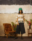 Black Pinstripe Capris-Pre Order