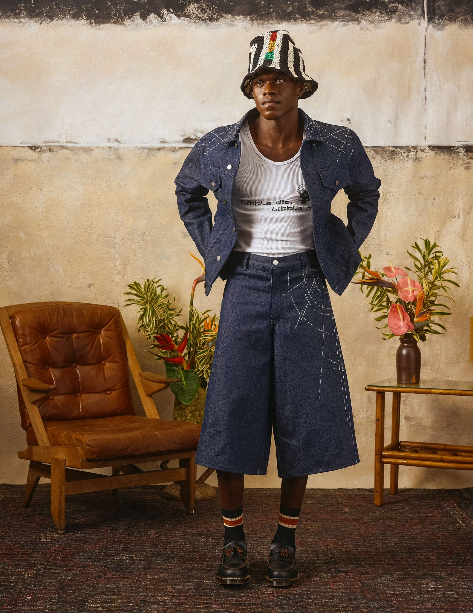 Anansi Men’s Capri Jeans - Pre Order – House of Aama