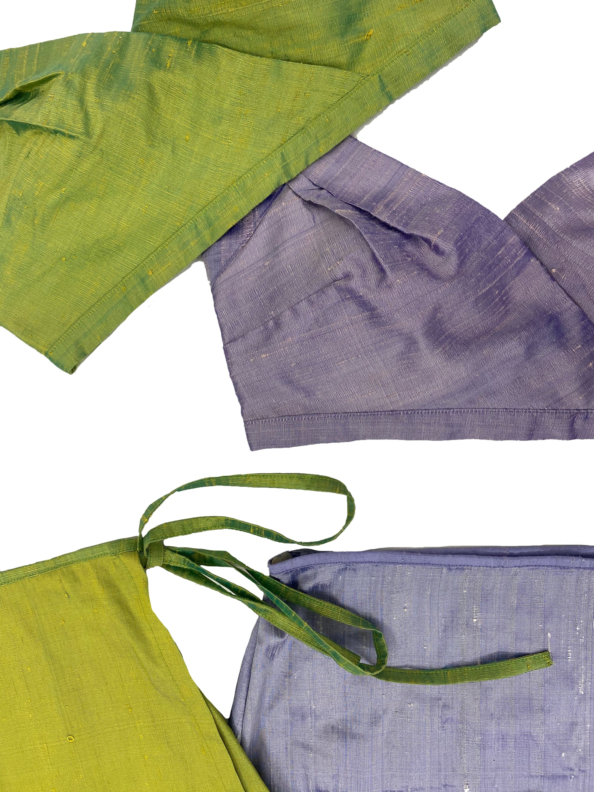 Lavender Silk Halter Top