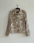 Cherub Ogun Military Jacket-Tan/Creme Jacquard-Pre-Order