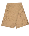Golden Brown Nude Silk Scarf