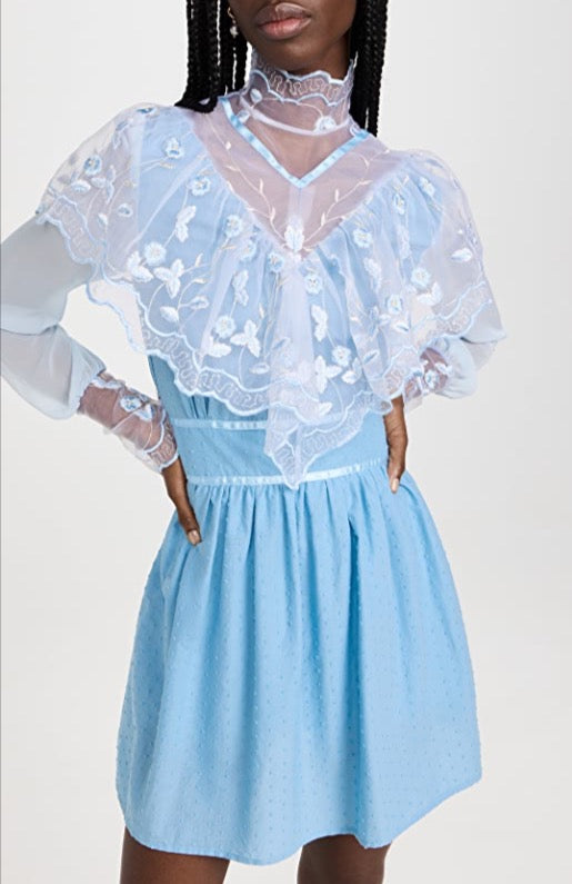 Southern Girl Blue Victorian Dress 6