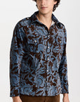 Paisley Corduroy Button Up
