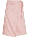 Green Silk Wrap Skirt