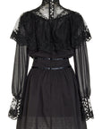 Southern Girl Black Victorian Dress
