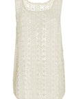 Crochet Tank Top Deadstock Vintage Cotton