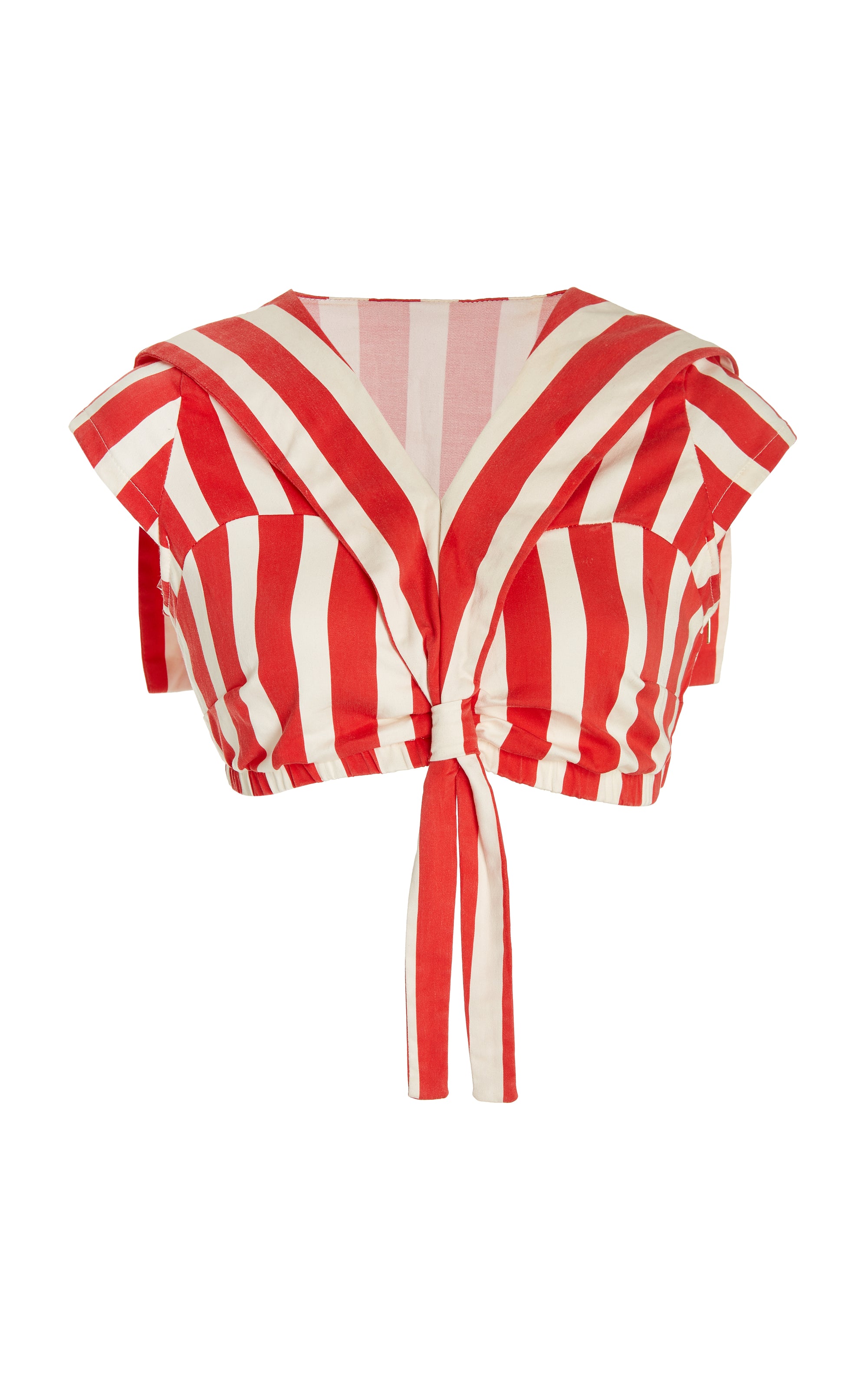 Azaka Sailor Collar Top Cabana Stripe