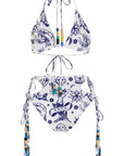 Tattoo Bikini with Vintage Beads