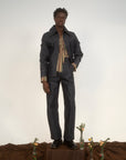 Blues Man Lumber Jacket - Blue Denim-Pre-Order