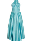 Debutante Silk Dress-Blue-Pre Order