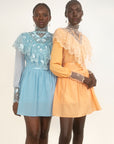 Southern Girl Peach Victorian Dress