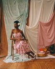 Louise Strapless Dress with Bustier and Ties - Pre Order