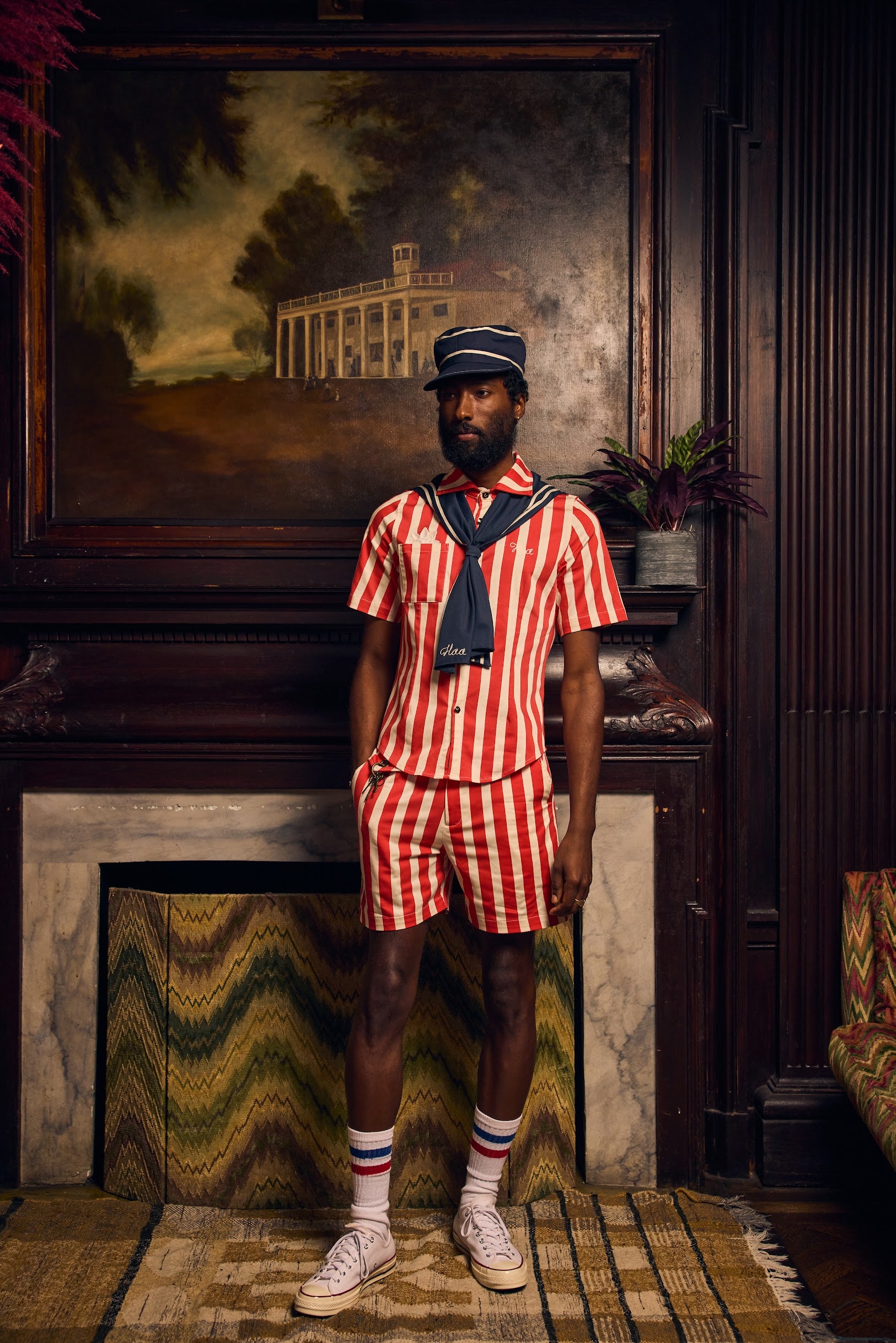 Azaka Button Up Cabana Stripe - Pre Order