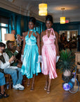 Debutante Silk Dress-Pink-Pre Order
