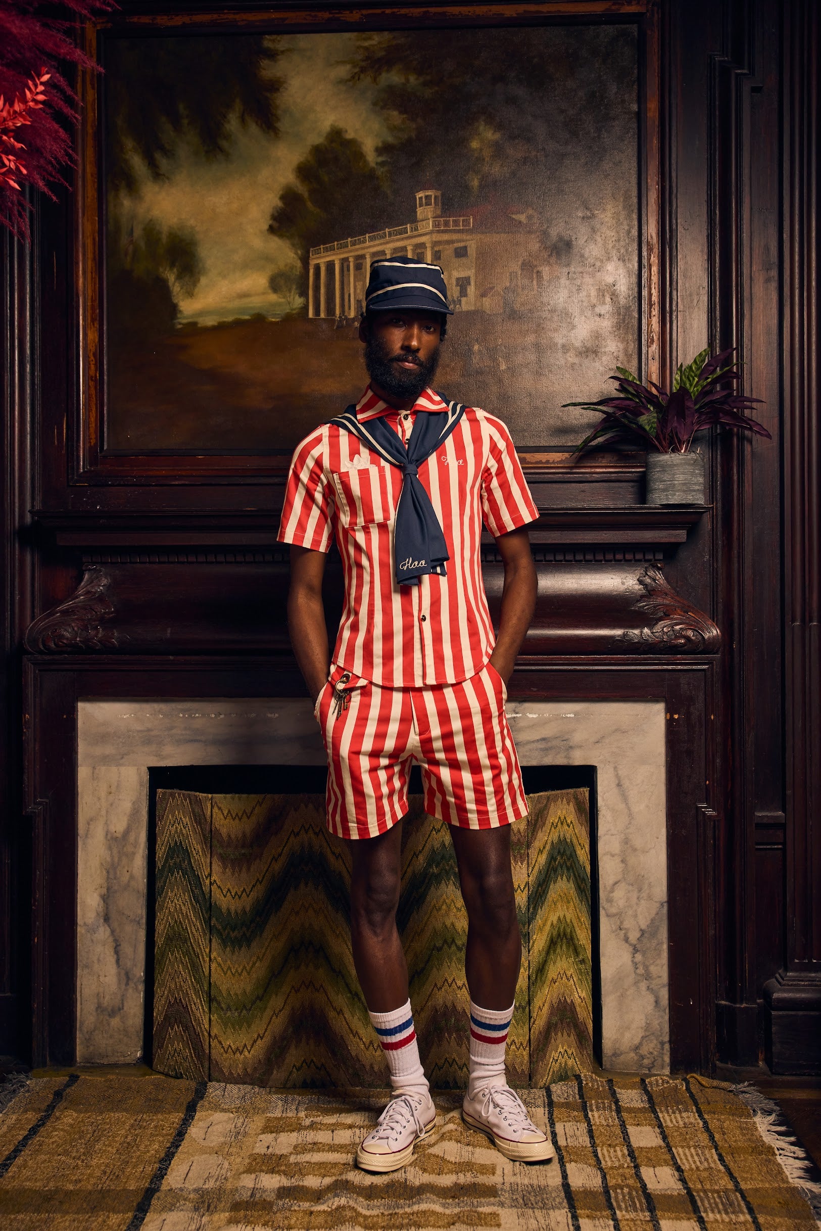 Azaka Button Up Cabana Stripe - Pre Order