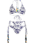 Tattoo Bikini with Vintage Beads
