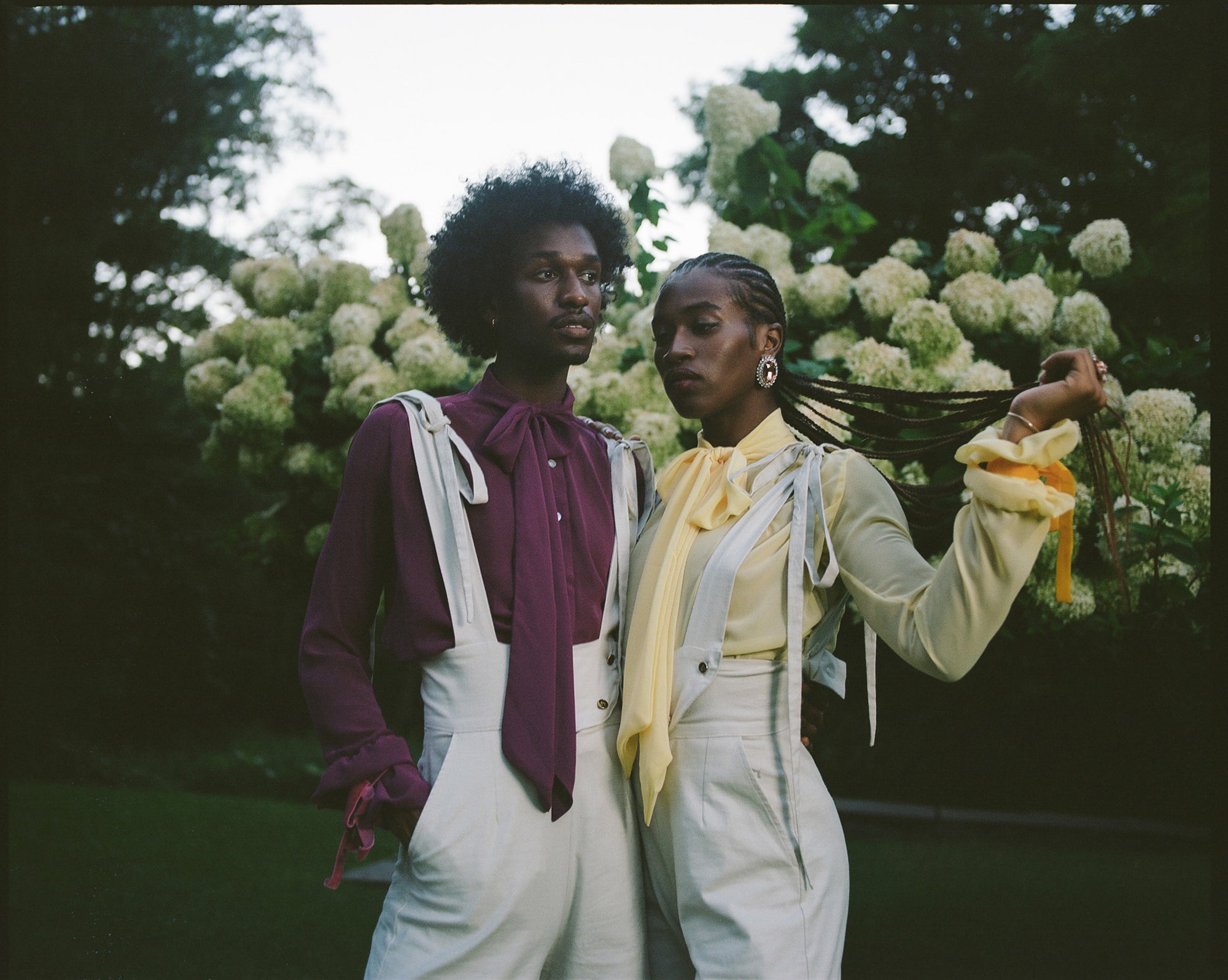 Linen Sailor Pants with Suspenders