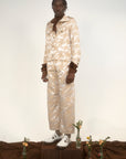 Cherub Ogun Military Jacket-Tan/Creme Jacquard-Pre-Order