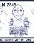 Olokun Kingdom Map Scarf