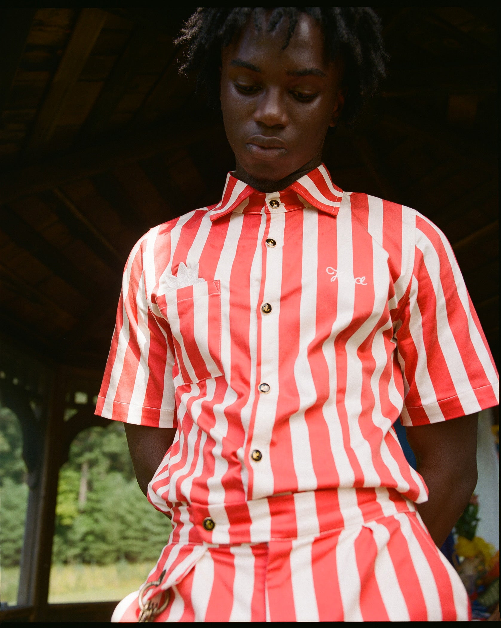 Azaka Button Up Cabana Stripe - Pre Order