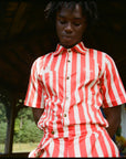 Azaka Button Up Cabana Stripe - Pre Order