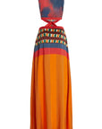 Cut Out Maxi Dress with Sailor Collar-Sundown