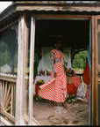 Azaka Full Skirt Cabana Stripe